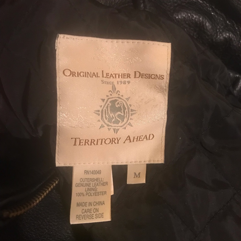 Territory Ahead Band of Outsiders leather jacket